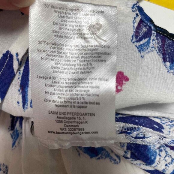 Baum und Pferdgarten Mynowa Top Womens 44 US 14 Floral Print Smocked Cotton‎ - Picture 11 of 14